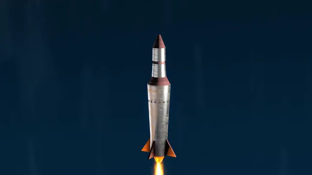 Horizontal video: Rocket launching into starry night sky 28953923. Duration: 14 seconds. Resolution: 1920x1080