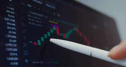 Horizontal video: Stock market movement analysis 7578613. Duration: 33 seconds. Resolution: 4096x2160