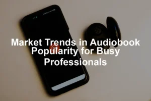 Featured image for Market Trends in Audiobook Popularity for Busy Professionals