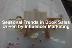 Featured image for Seasonal Trends in Book Sales Driven by Influencer Marketing
