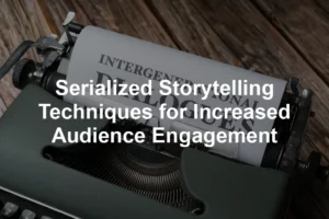 Featured image for Serialized Storytelling Techniques for Increased Audience Engagement