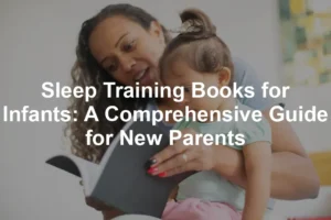 Featured image for Sleep Training Books for Infants: A Comprehensive Guide for New Parents
